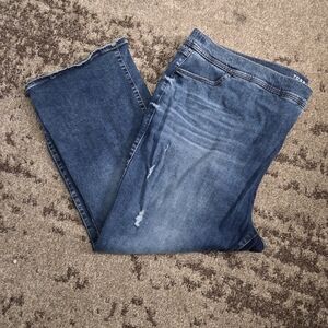 Torrid Super Soft Lean Jean Slim Boot in Blue